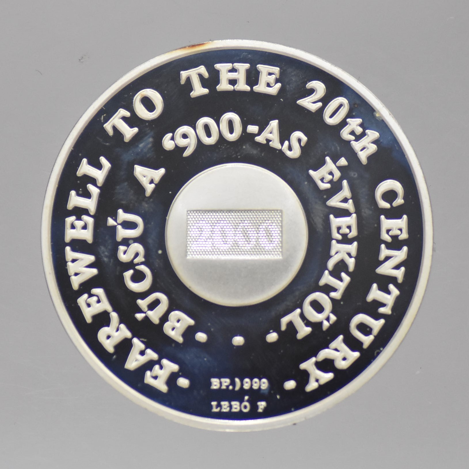 2000 MKB - Millennium színezüst érem