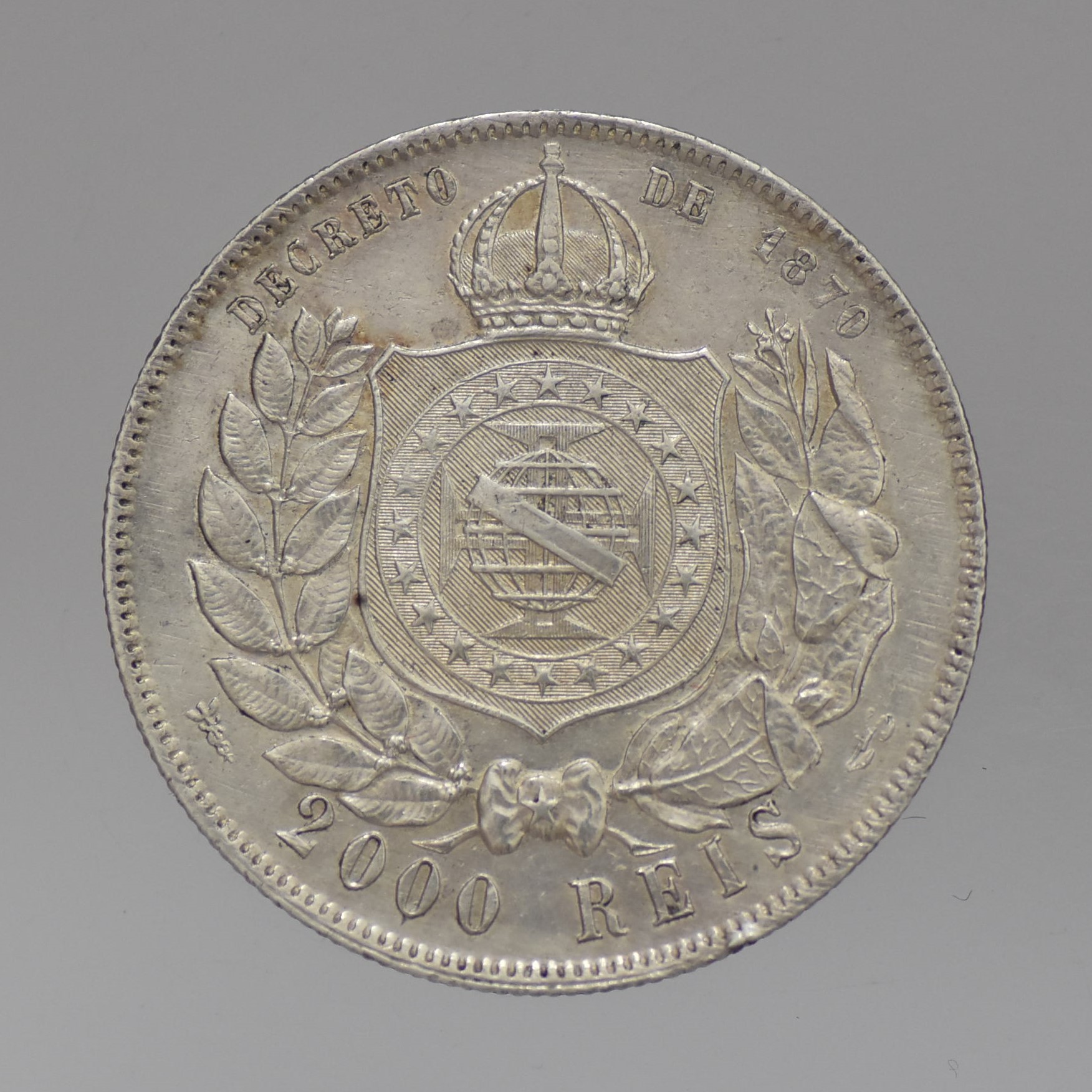1889 Brazília - II. Péter 2000 Reis